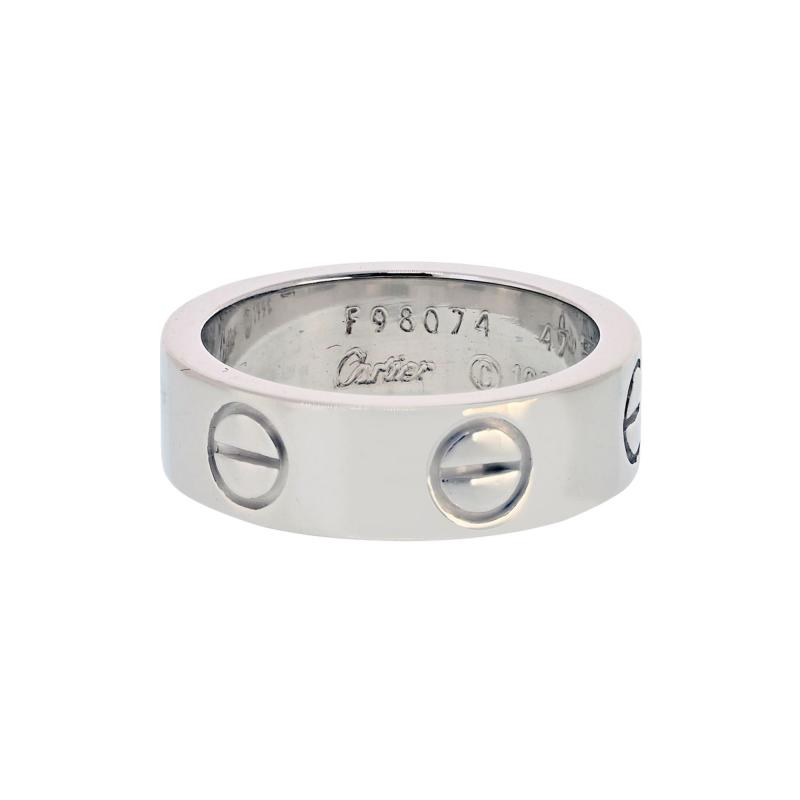  Cartier Cartier Love 18K White Gold Classic Ring