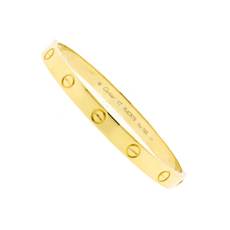  Cartier Cartier Love Bracelet Size 17