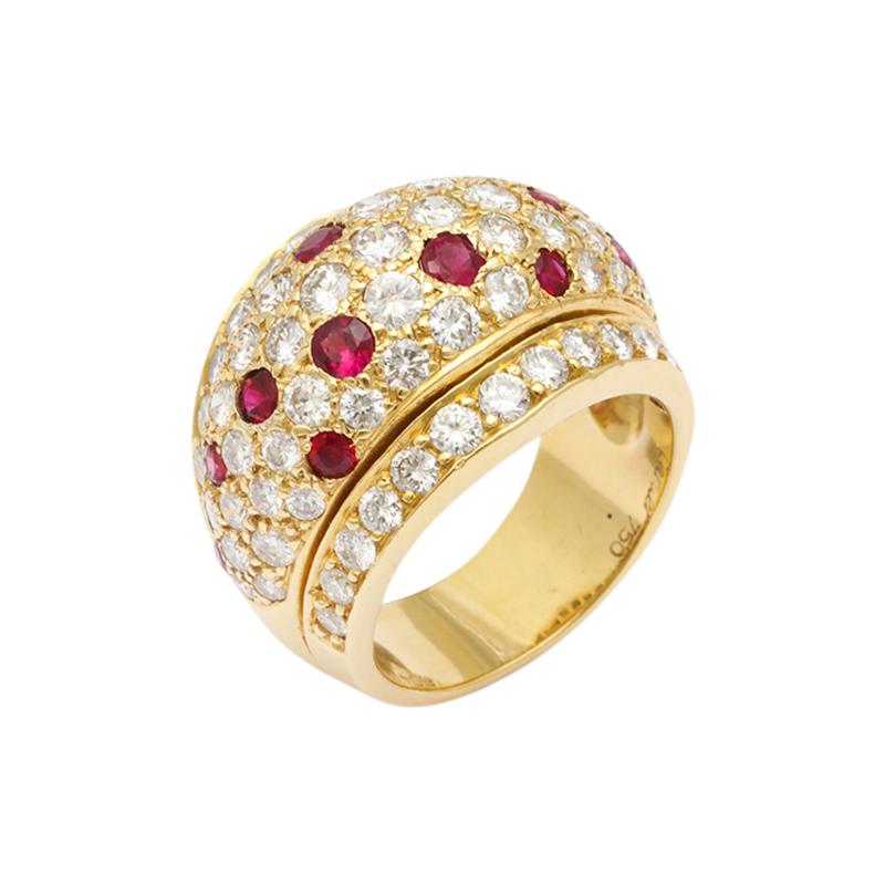  Cartier Cartier Ruby Diamond Panther Ring