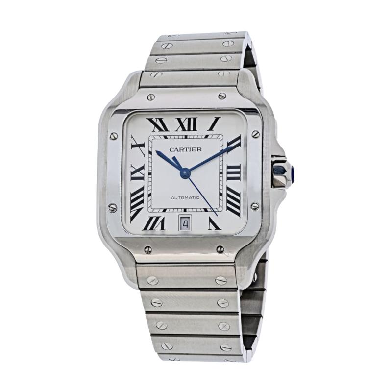  Cartier Cartier Santos Stainless Steel WSSA0018 4072 19 Links Circa 2023 Watch