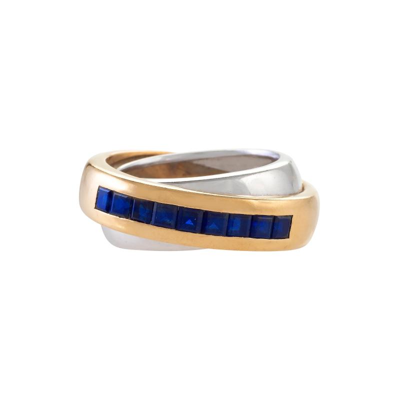  Cartier Cartier Sapphire Double Band Ring