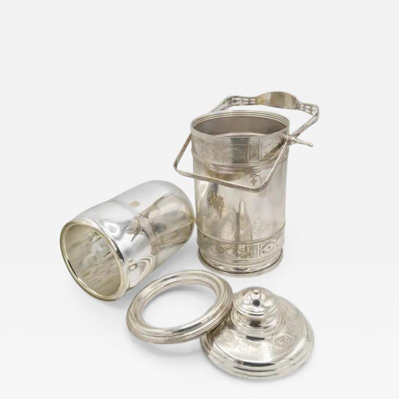  Cartier Cartier Sterling Silver Thermos Branded