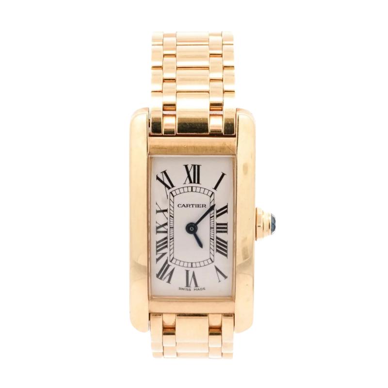  Cartier Cartier Tank Americaine 18K Gold Ladies Watch Ref 2482