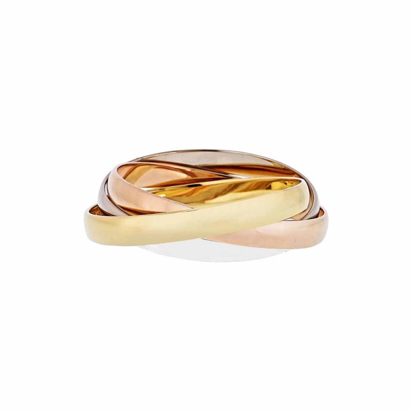  Cartier Cartier Trinity 18K Tri Color Roller Bracelet