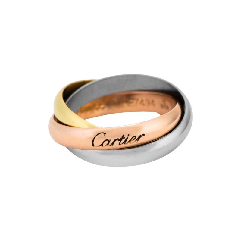  Cartier Cartier Trinity Classic 18K Three Tone Gold Ring