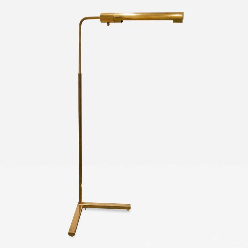  Casella Lighting Solid brass adjustable reading lamp by Casella USA 1970s