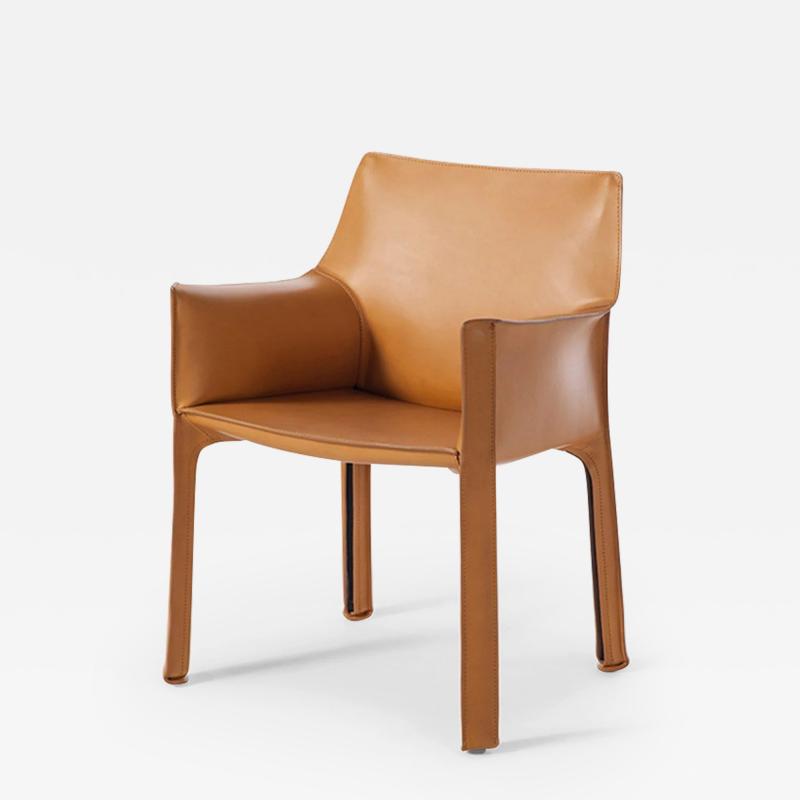  Cassina BELLINI 413 CAB CHAIR IN LEATHER