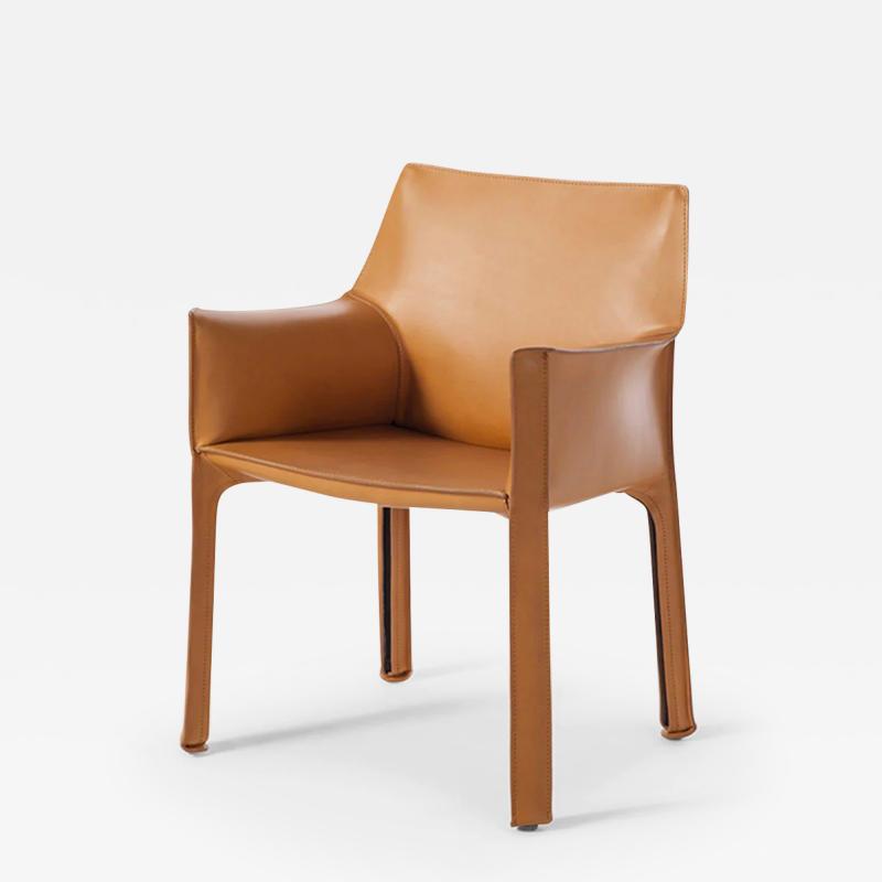  Cassina BELLINI 413 CAB CHAIR IN LEATHER