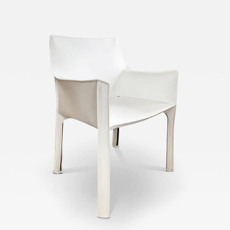  Cassina BELLINI 413 CAB CHAIR IN WHITE