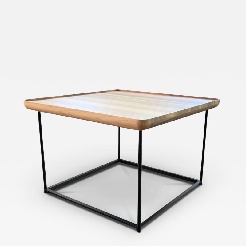  Cassina LUCA NICHETTO 381 TOREI SQUARE TABLE IN WALNUT