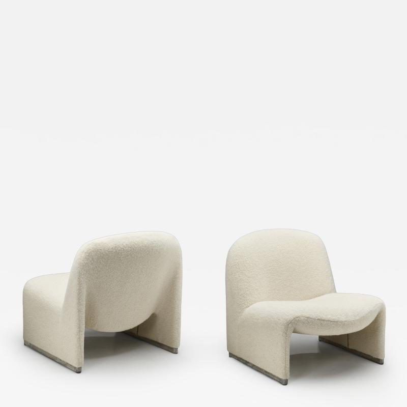  Castelli Anonima Castelli Pair of Giancarlo Piretti Alky Lounge Chairs for Anonima Castelli Italy 1970
