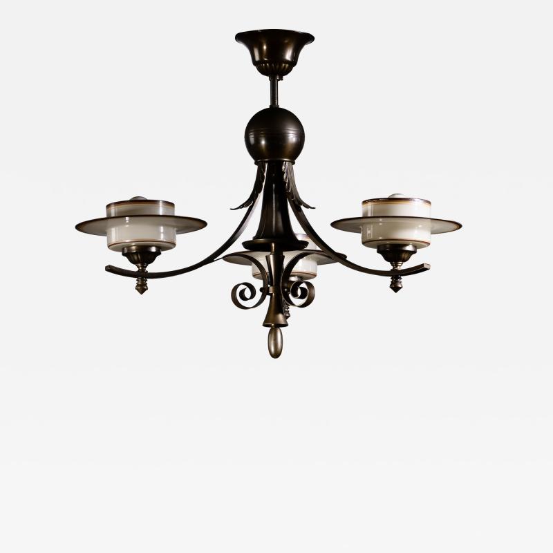  CeBe Swedish Art Deco chandelier
