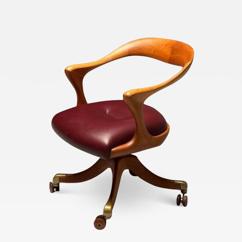  Ceccotti Modern Italian Desk Office Chair by Ceccotti Collezioni Swiveling Marlowe