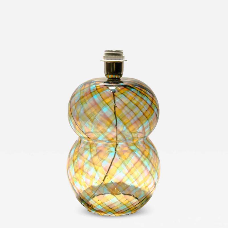  Cenedese Reticello technique table lamp designed by Cenedese