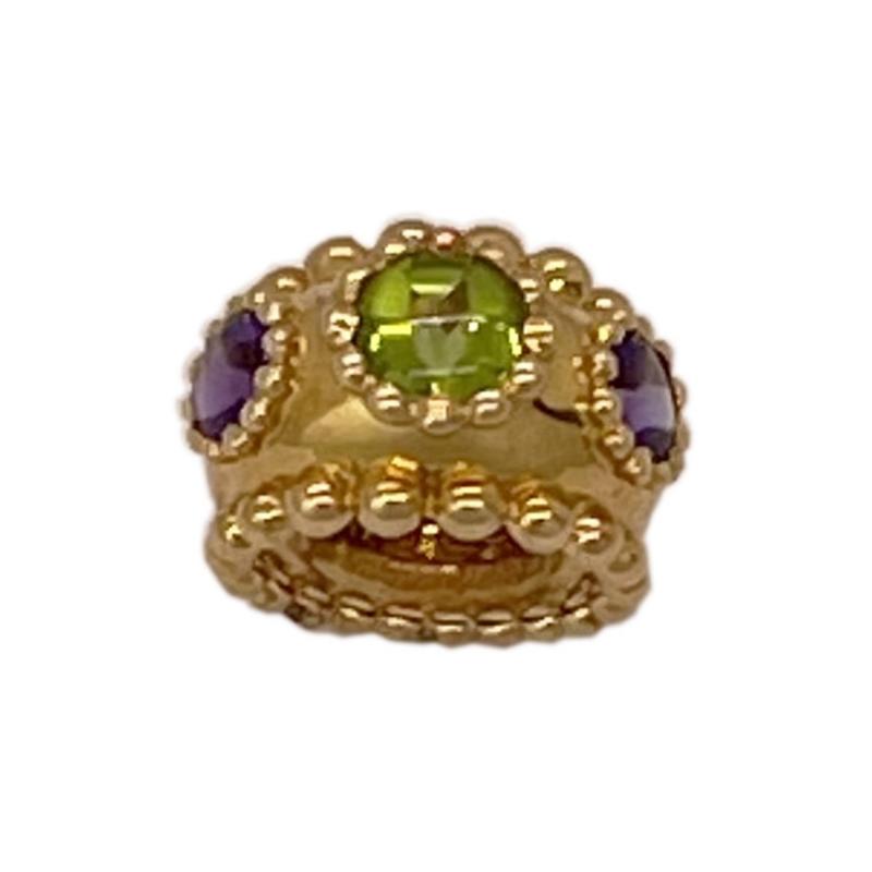  Chanel Chanel Tourmaline Amethyst Ring