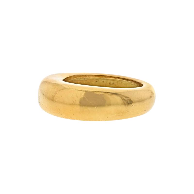  Chaumet CHAUMET 18K YELLOW GOLD DOME HIGH POLISH BAND RING