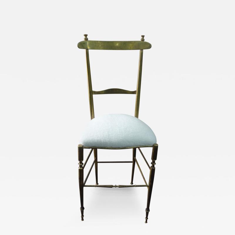  Chiavari Italian Modern Neoclassical Style Brass Chiavari Chair