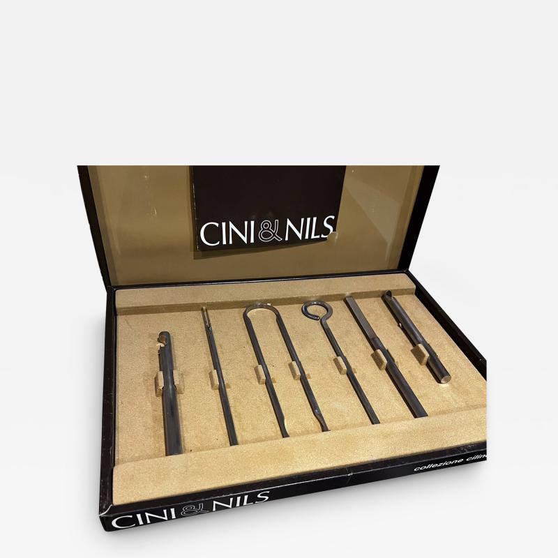  Cini Nils 1969 Cini Nils Italy Studio OPI Milano Barware Set MoMA New York