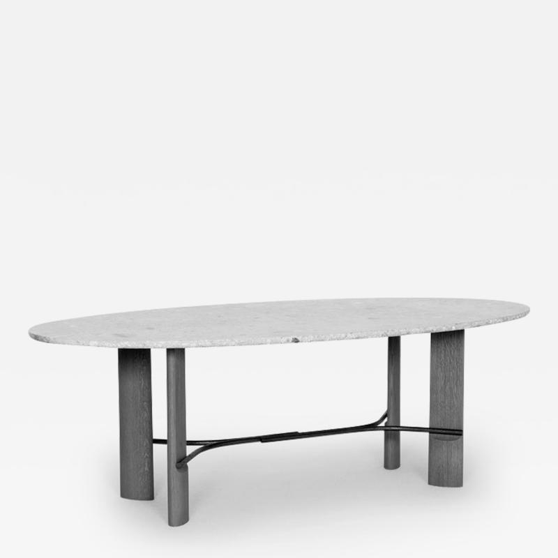  Collection Particuli re HUB DINING TABLE WITH CEPPO DI GRE MARBLE TOP