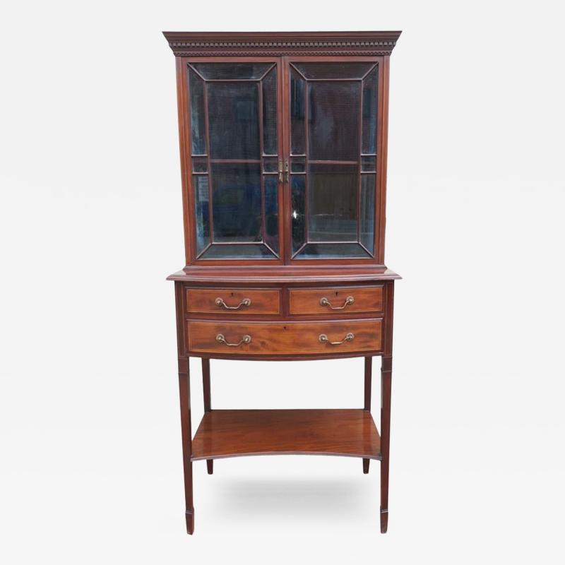  Collinson Lock Collinson Lock Aesthetic Movement Anglo Japanese Glazed Walnut Side Cabinet