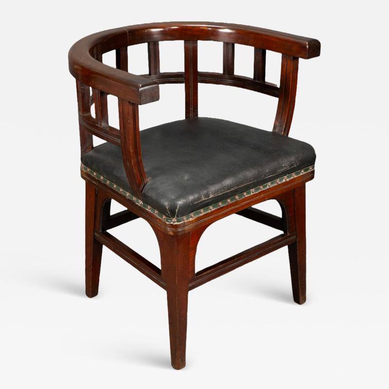  Collinson Lock Collinson Lock attributed An Aesthetic Movement Mahogany Armchair