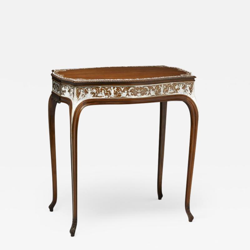  Collinson and Lock Lock Rosewood Ivory Centre Table of Supreme Quality and Design