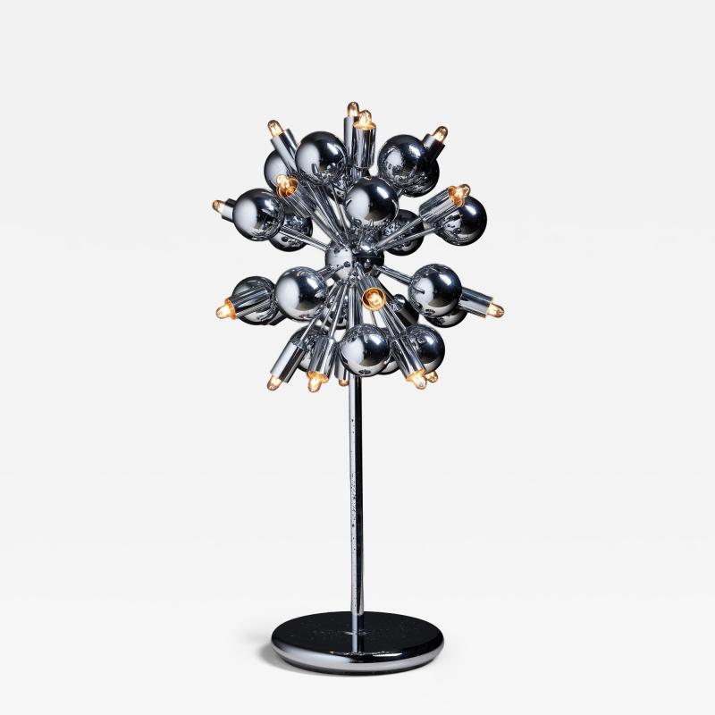  Cosack Leuchten Space Age Chrome Table Lamp Sputnic Atomic Style 1960s