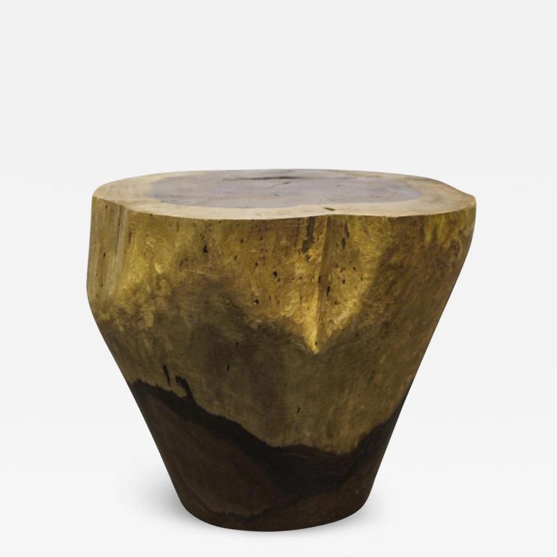  Costantini Design Carved Live Edge Solid Wood Trunk Table 10 by Costantini Francisco in Stock