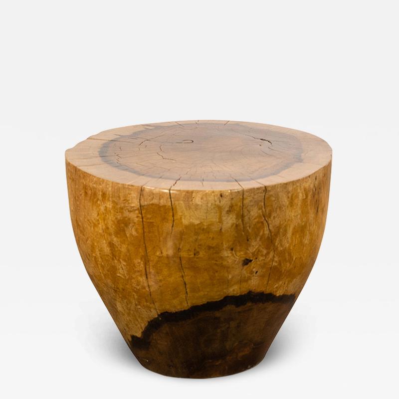  Costantini Design Carved Live Edge Solid Wood Trunk Table 33 by Costantini Francisco in Stock