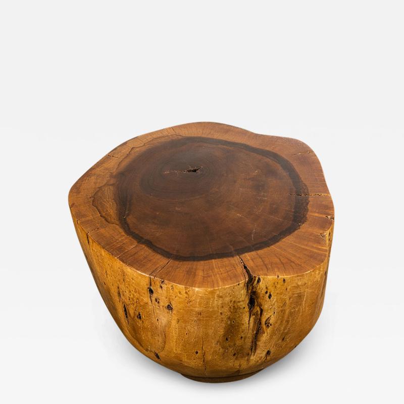  Costantini Design Carved Live Edge Solid Wood Trunk Table 35 by Costantini Francisco in Stock