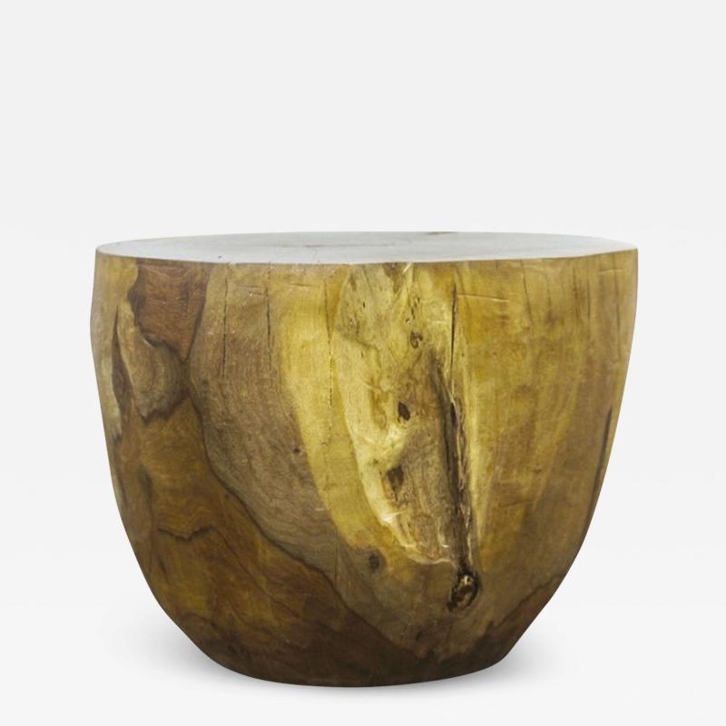  Costantini Design Carved Live Edge Solid Wood Trunk Table 6 by Costantini Francisco in Stock