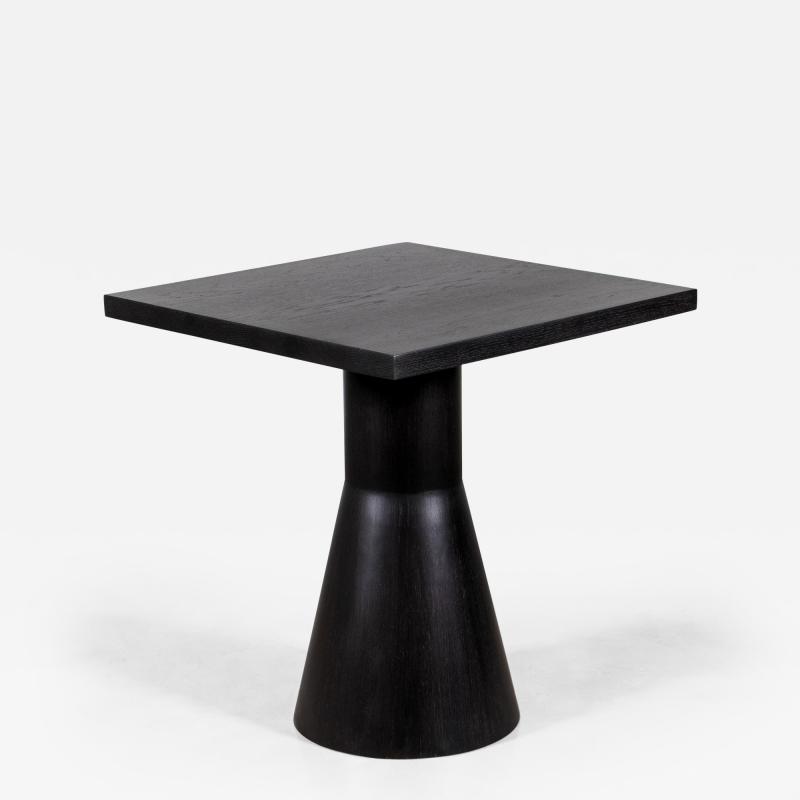  Costantini Design Ebonized Oak Modern Wood Black Square Dining Table by Costantini Serena