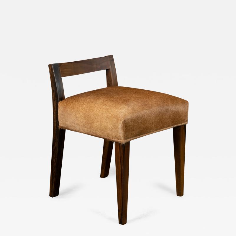  Costantini Design Modern Chair in Argentine Rosewood and Hair Hide Leather by Costantini Umberto