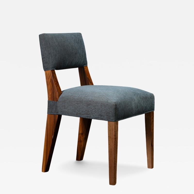  Costantini Design Modern Dining Chair in Argentine Exotic Wood and Fabric by Costantini Bruno