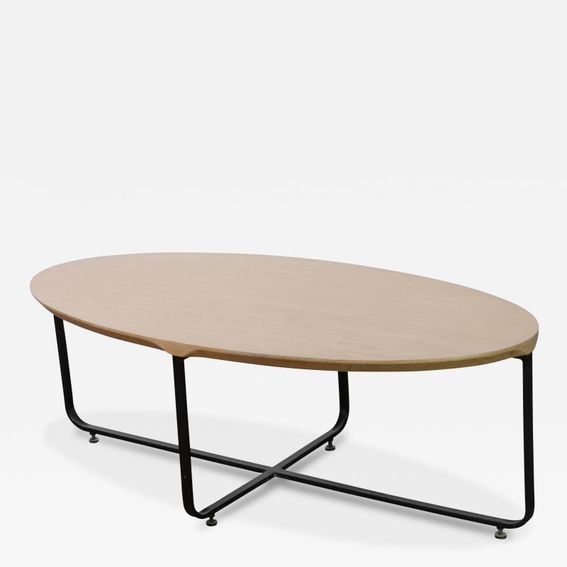  Costantini Design Modern Oval Oak Coffee Table from Costantini In Stock 