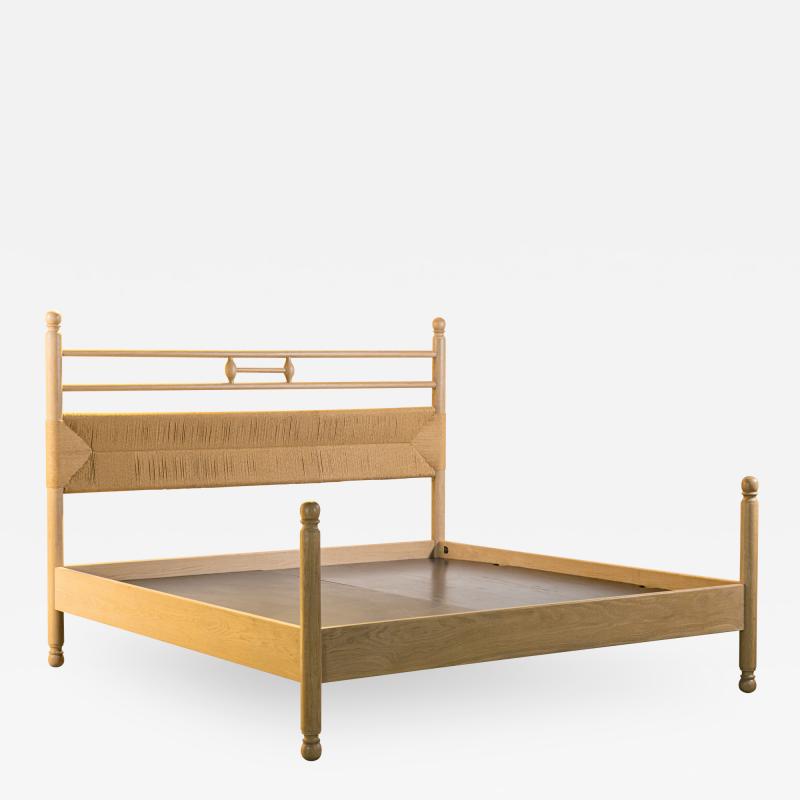  Costantini Design Modern Solid Exotic Wood Bed from Costantini Luigi In Stock 