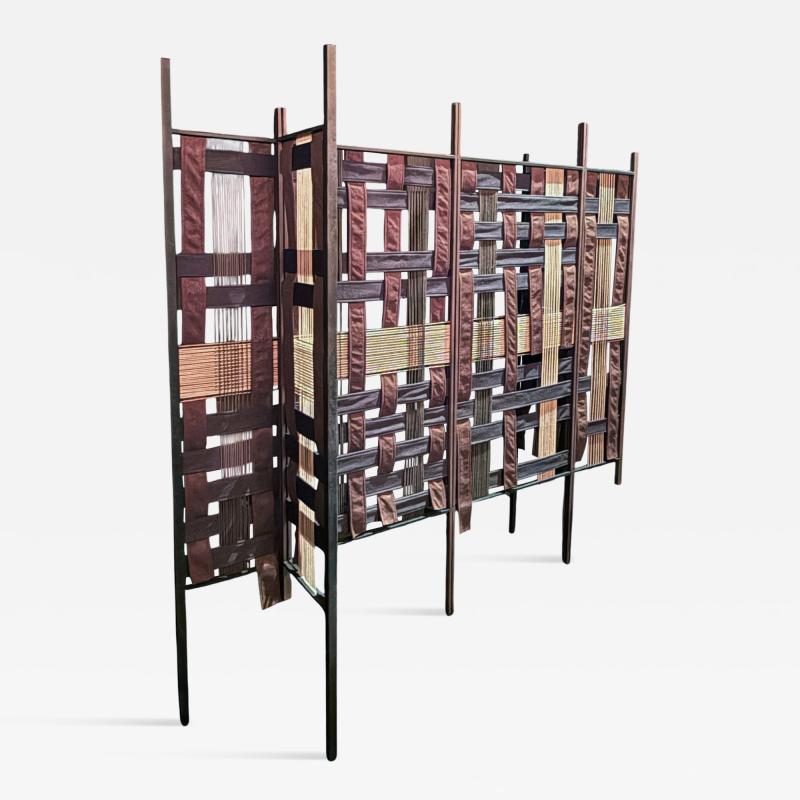  Costantini Design Salon Modular Metal Textile Partition Medium