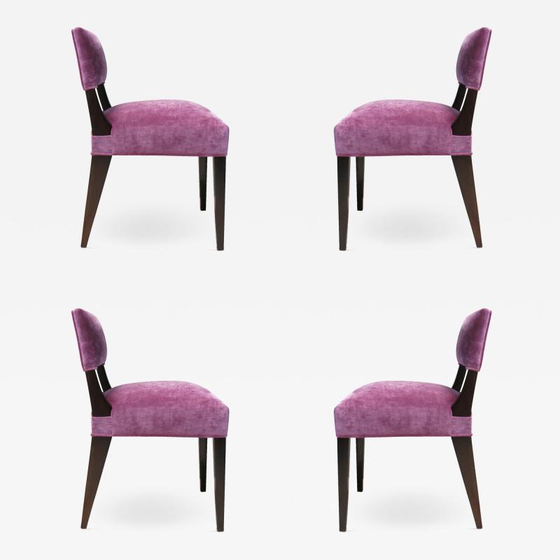  Costantini Design Set of Four Pink Modern Dining Chairs from Costantini Bruno