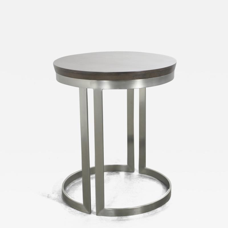  Costantini Design Trillo Modern Side Table in Stainless Steel By Costantini Design