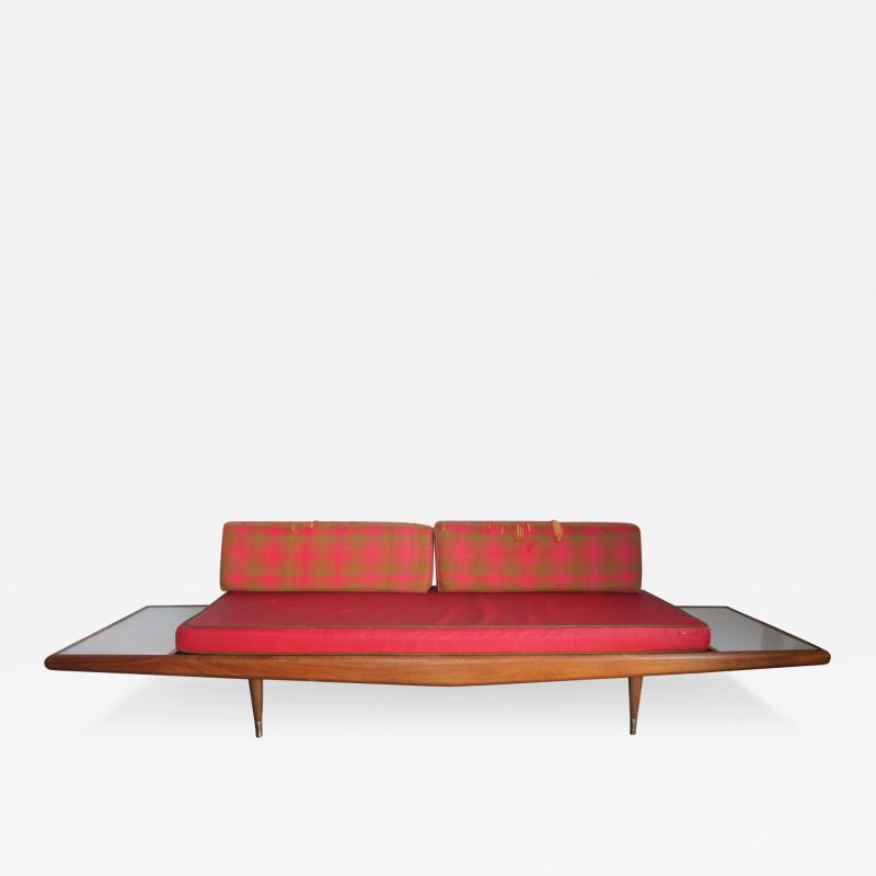  Craft Associates Adrian Pearsall Sofa With Attached End Table