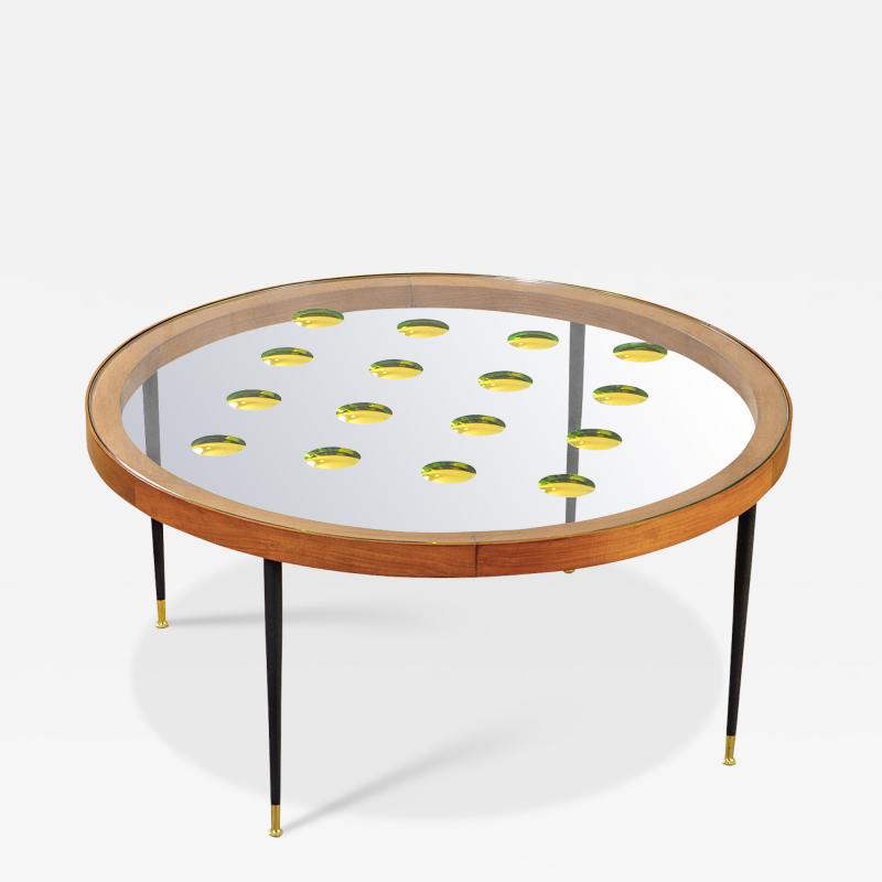  Cristal Art Cristal Art Coffee Table with Golden Details