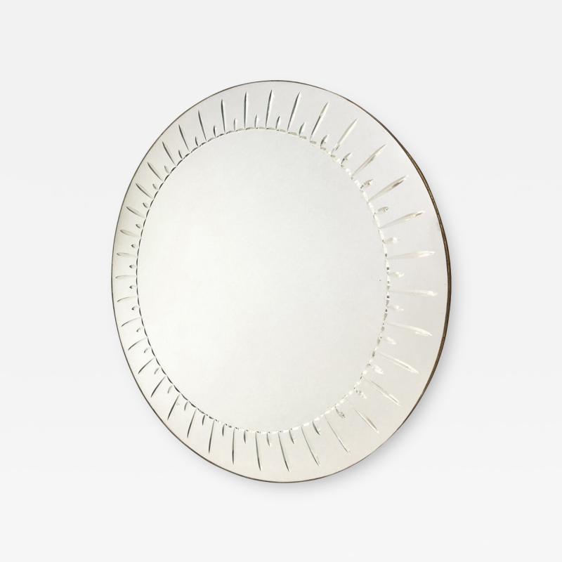  Cristal Arte Large Round Mirror by Cristal Art