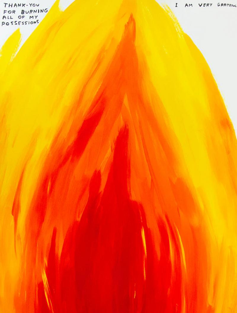  DAVID SHRIGLEY Untitled fire by David SHRIGLEY