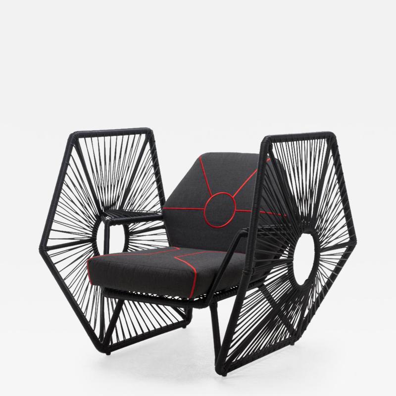 DESIGNLUSH STAR WARS TIE FIGHTER LIMITED EDITION INDOOR OUTDOOR LOUNGE CHAIR