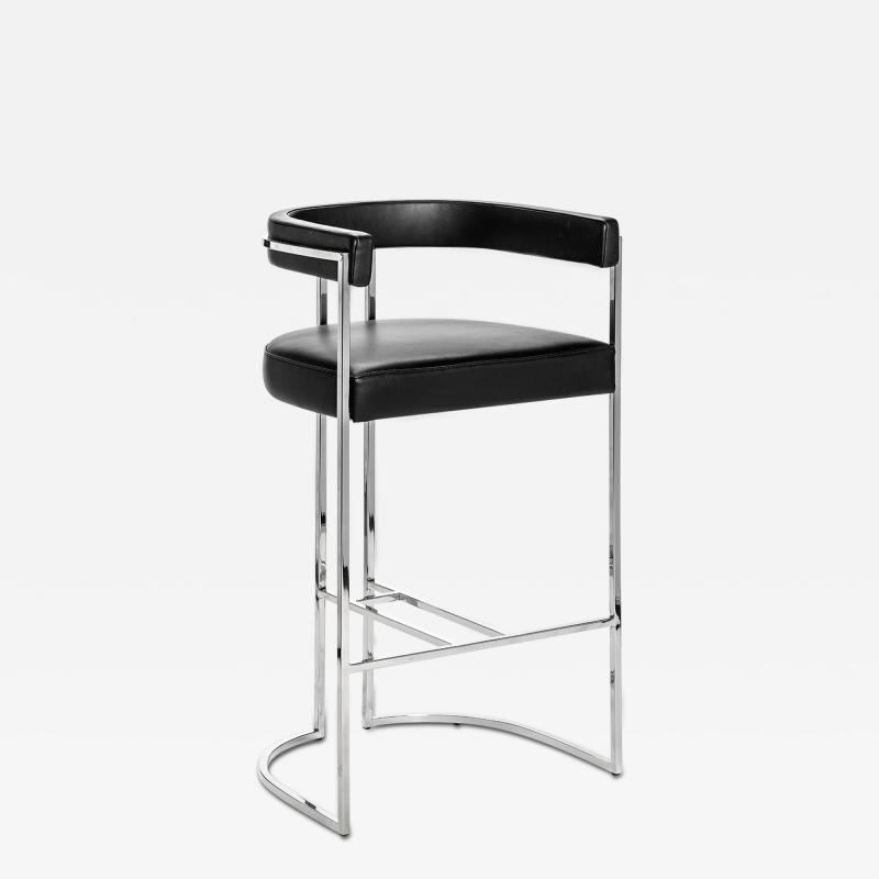  DUISTT Julius Bar Stool in Stainless Steel Structure