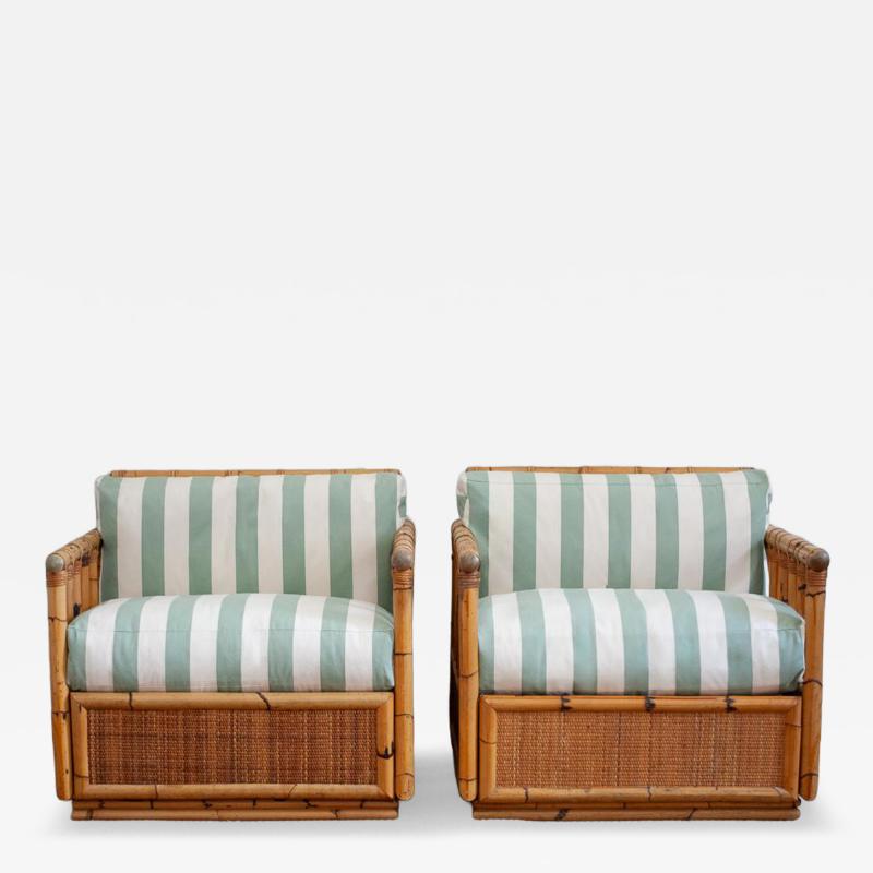  Dal Vera Bamboo Armchairs By Dal Vera 1960s