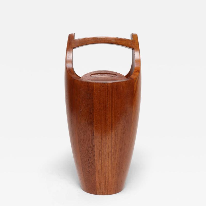  Dansk Danish Modern Staved Teak Congo Ice Bucket by Jens Quistgaard for Dansk