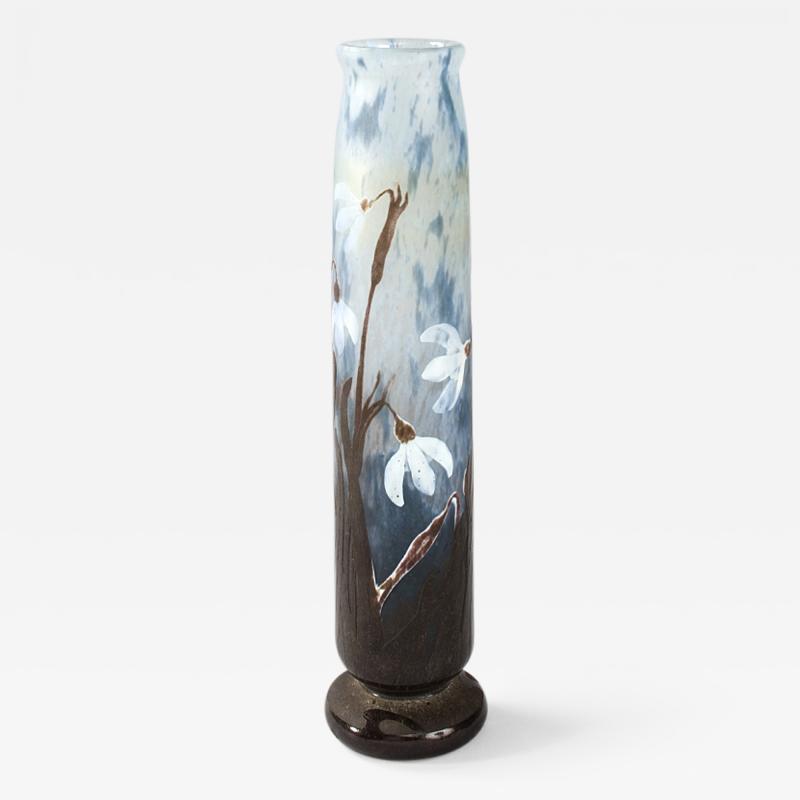  Daum French Art Nouveau Snow Drop Vase