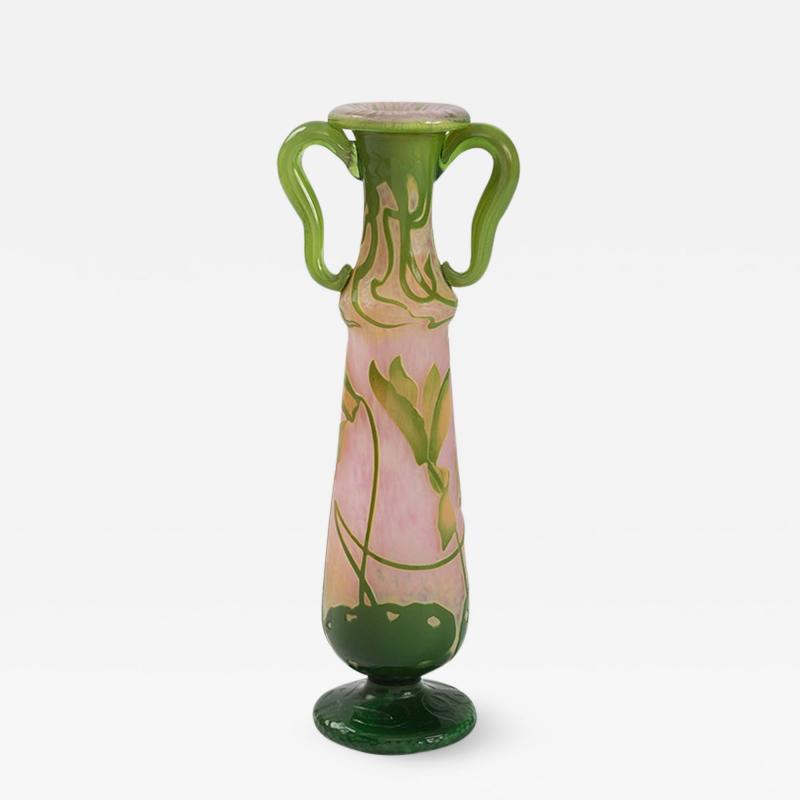  Daum French Glass Vase by Daum