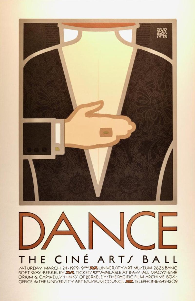  David Lance Goines Dance A Limited Edition Goines Graphic Art Poster